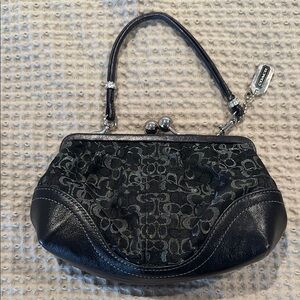 Coach Black and Gray Women's Bag